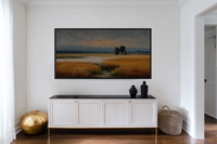 Golden Meadow Reverie – Free Pastoral Art