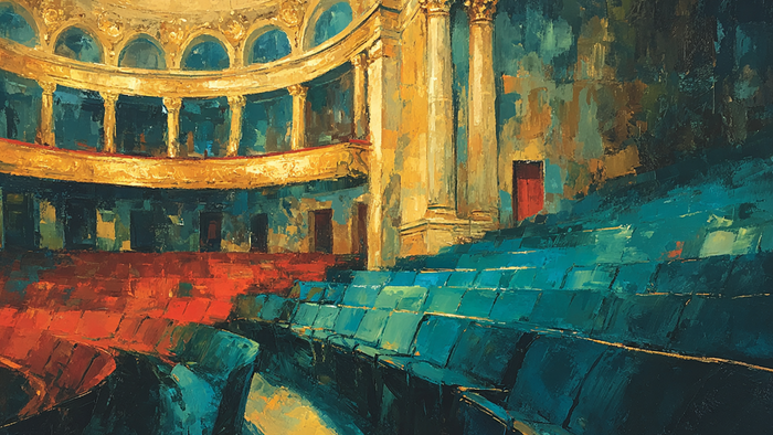 Grand Opera Velvet Balconies - 4K digital art for Samsung The Frame TV