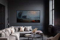 HARVEST MOON VIGIL - Atmospheric Halloween Scene for Samsung Frame TV