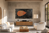 Harvest Drop – Abstract Organic Form for Samsung Frame TV