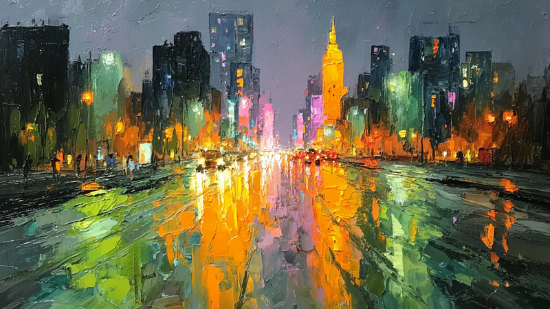 Headlights in the Rain