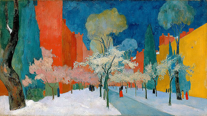 Kaleidoscope City Winter