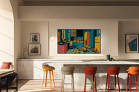 Kitchen with Oranges