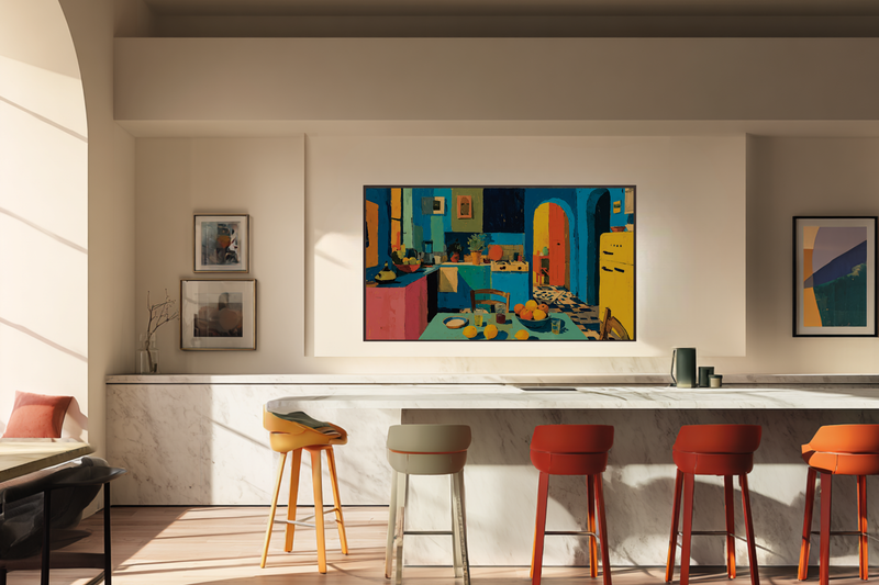 Kitchen with Oranges