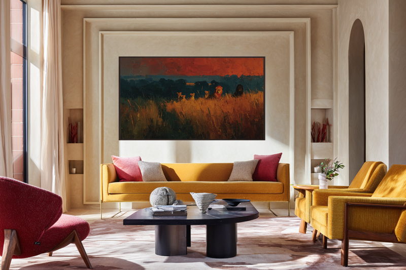 Lion Pride Golden Grass