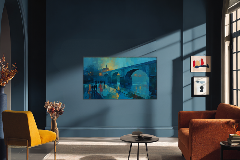 London Stone Bridge Blue