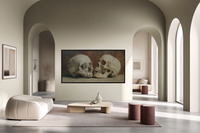 MEMENTO MORI DIALOGUE - Anatomical Skull Art for Samsung Frame TV