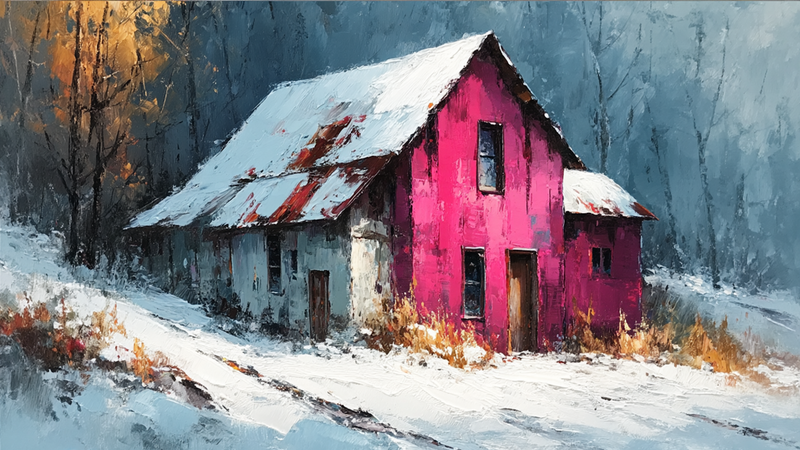 Magenta Barn Refuge