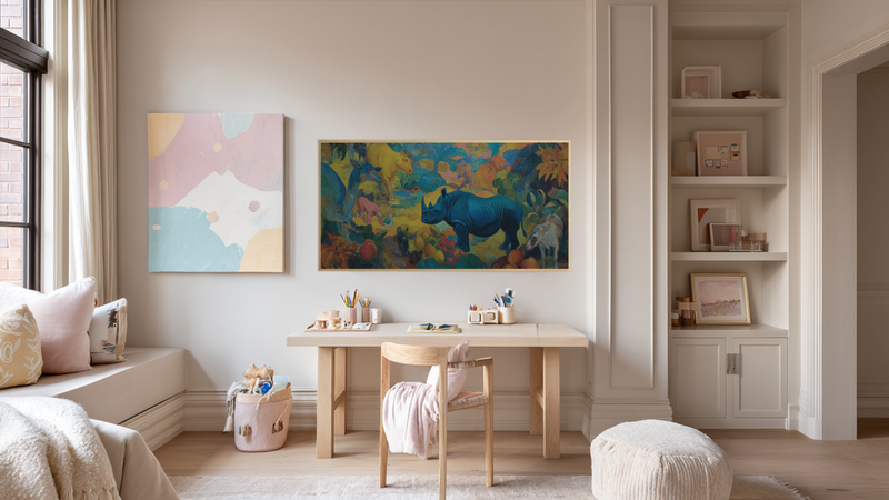 Magical Jungle Kingdom - Wildlife Kids Art for Samsung Frame TV