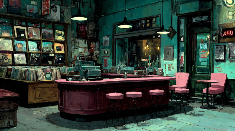 Mauve Listening Room