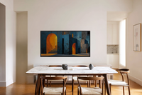 Mediterranean Passage – Geometric Architecture for Samsung Frame & HiSense Canvas TV