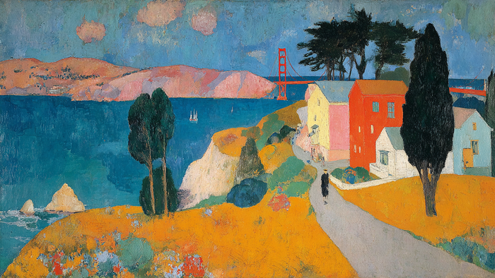 Mediterranean Quarter - 4K digital art for Samsung The Frame TV