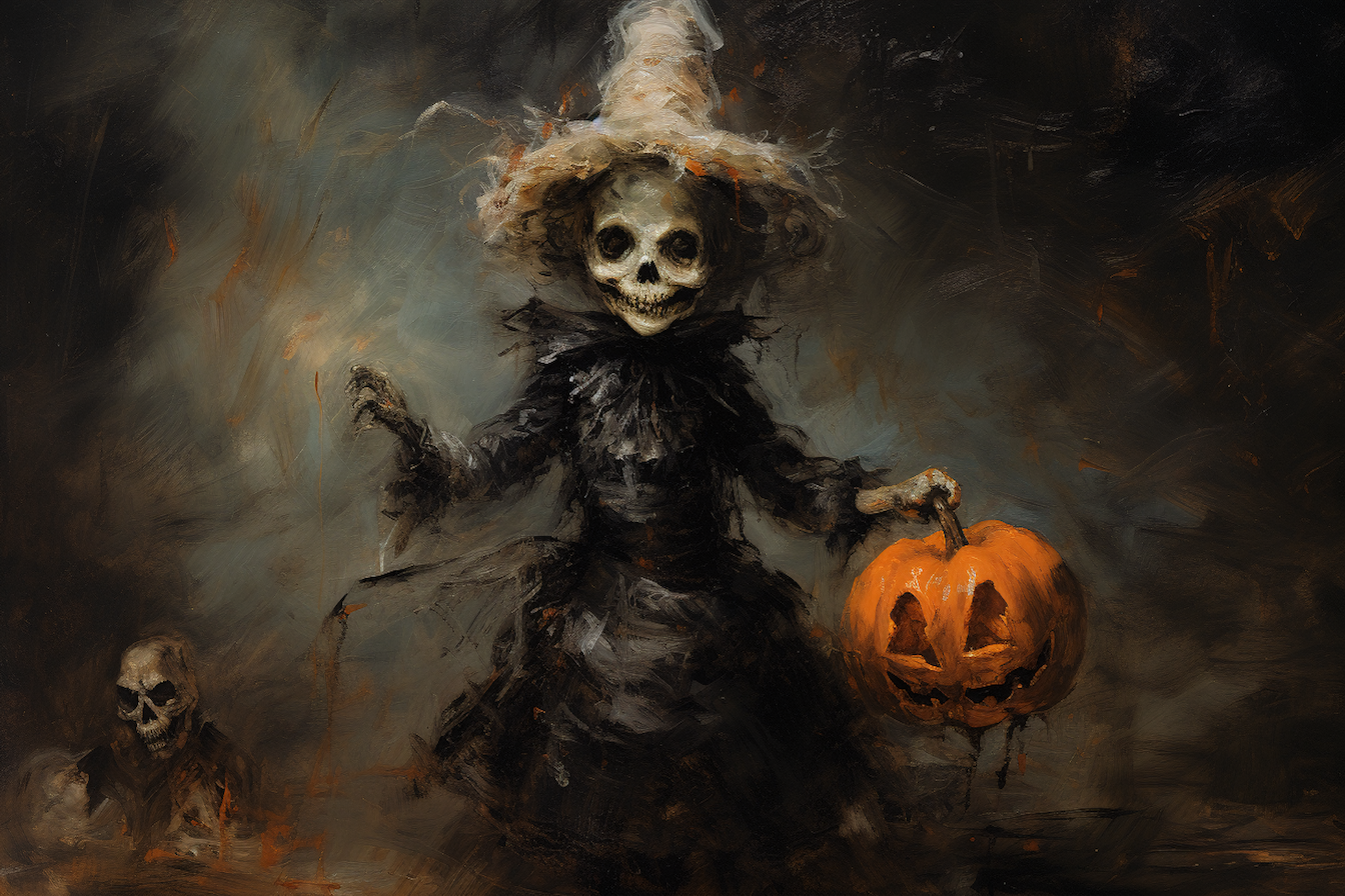 Midnight Conjurer – Haunting Halloween Art for Samsung Frame TV | Art For Frame