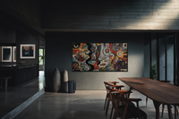 Midnight Collage – Mystical Assemblage for Frame TV & CanvasTV