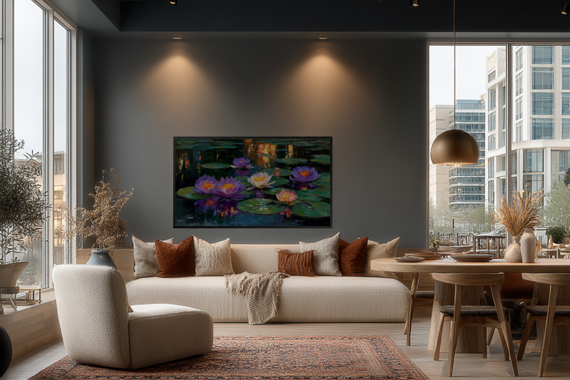 Midnight Water Lilies