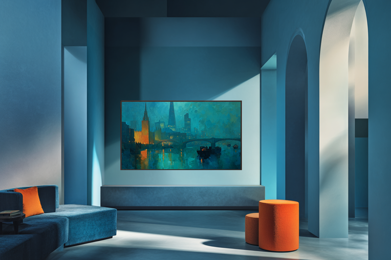 Misty London Bridge Dawn