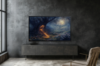 Moonlit Threshold – Enchanted Tree for Samsung Frame TV