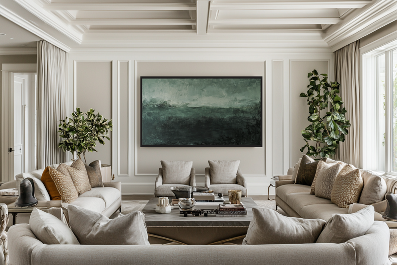 Moss Horizon – Abstract Landscape for Samsung Frame TV