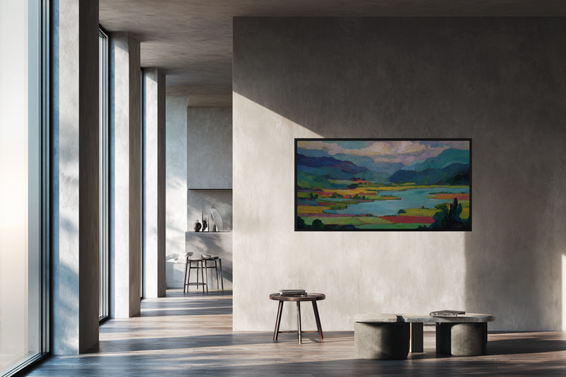 Mountain Meadows – Scenic Vista Art for Frame TV & CanvasTV