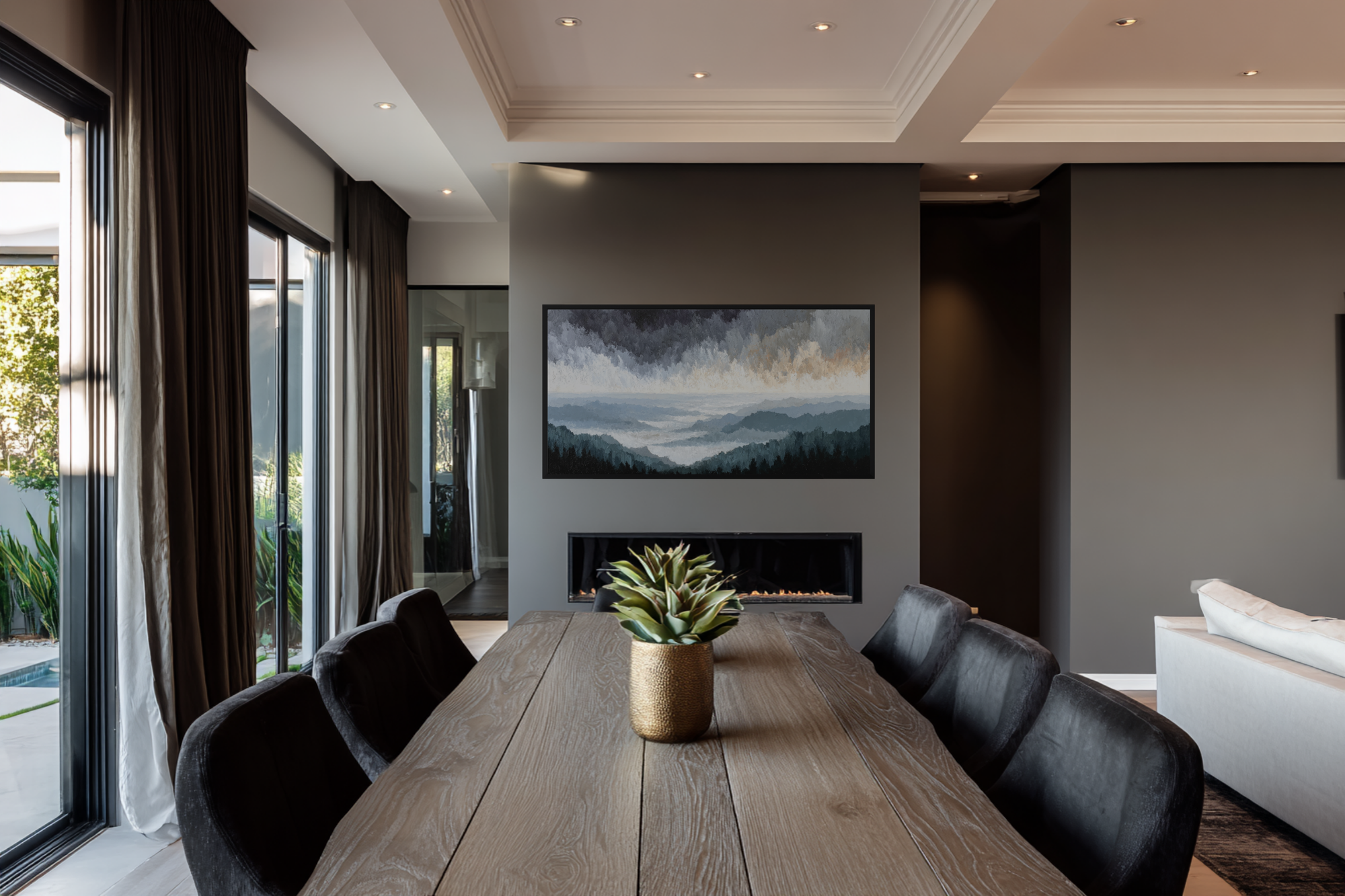 Mountain Mist Art for Samsung Frame TV | 4K Download