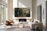 Nature's Reclamation – Abandoned Greenhouse for Samsung Frame TV