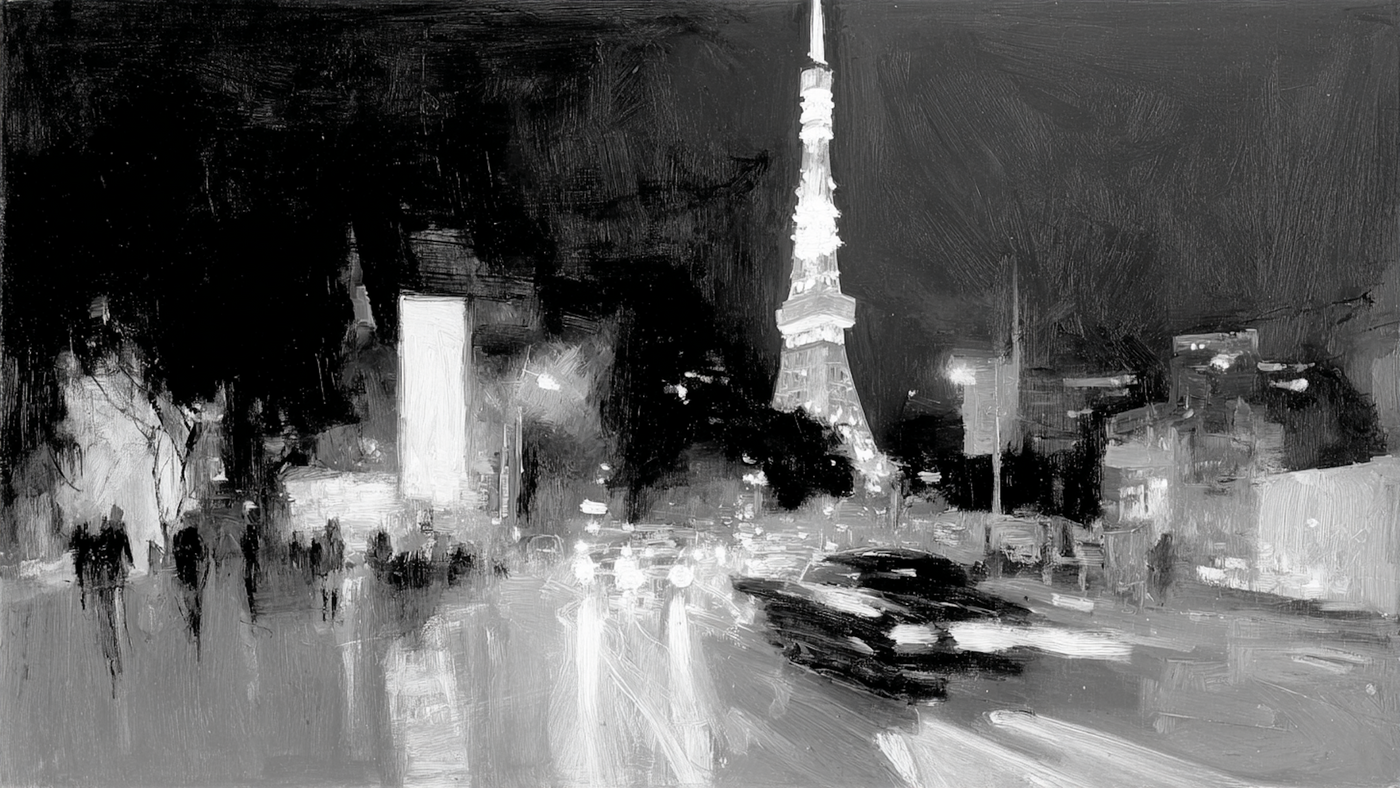 Noir Intersection monochrome urban crosswalk art displayed on Samsung Frame TV - 4K digital download featuring ink and charcoal black and white New York street scene with yellow taxis