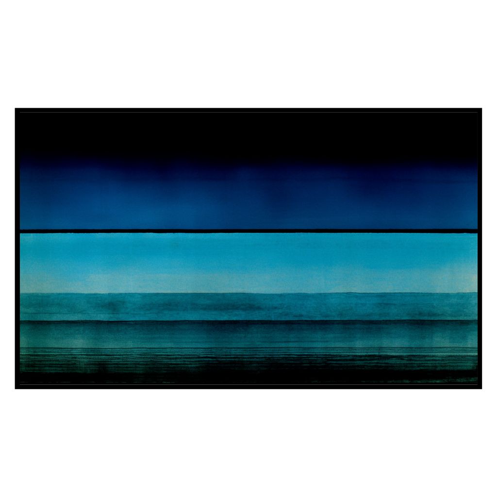 Oceanic Depths: Abstract Blues for Samsung’s The Frame TV