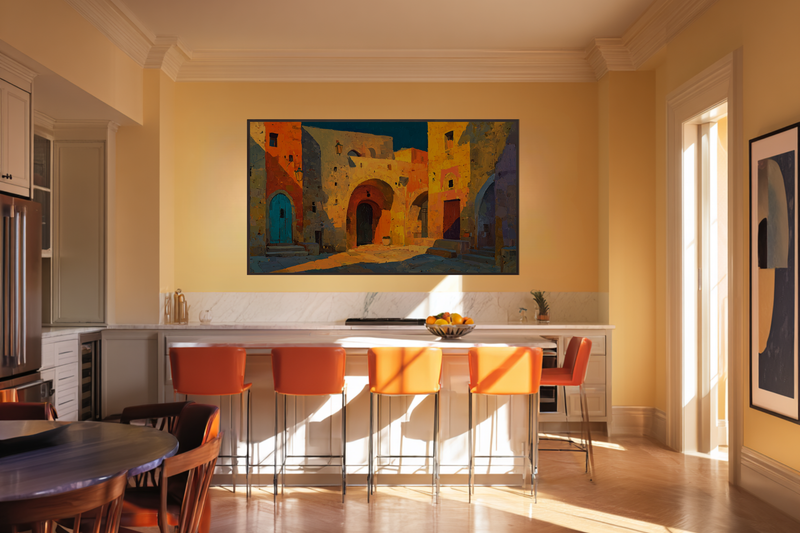 Ochre Walled Moroccan Riad