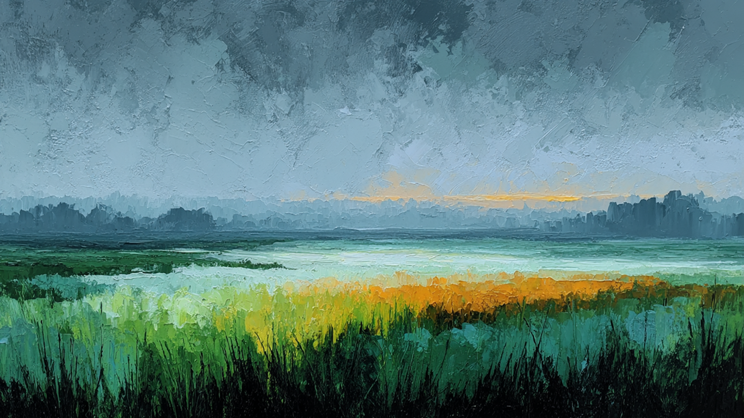 Pastoral Awakening – Meadow Dawn