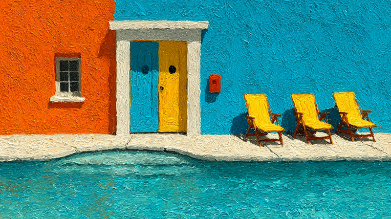 Poolside Color Block