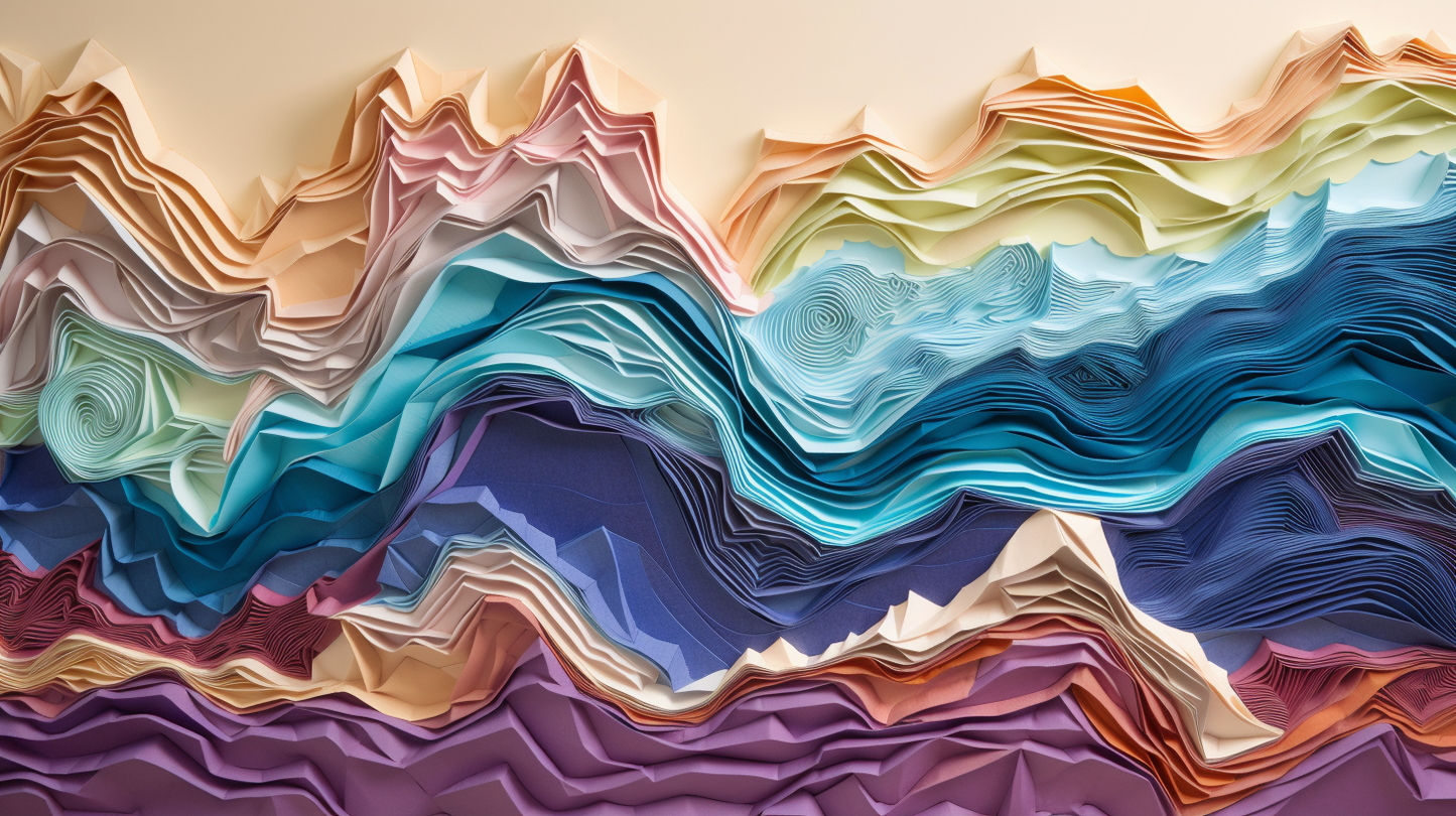 Paper Peaks by Art For Frame