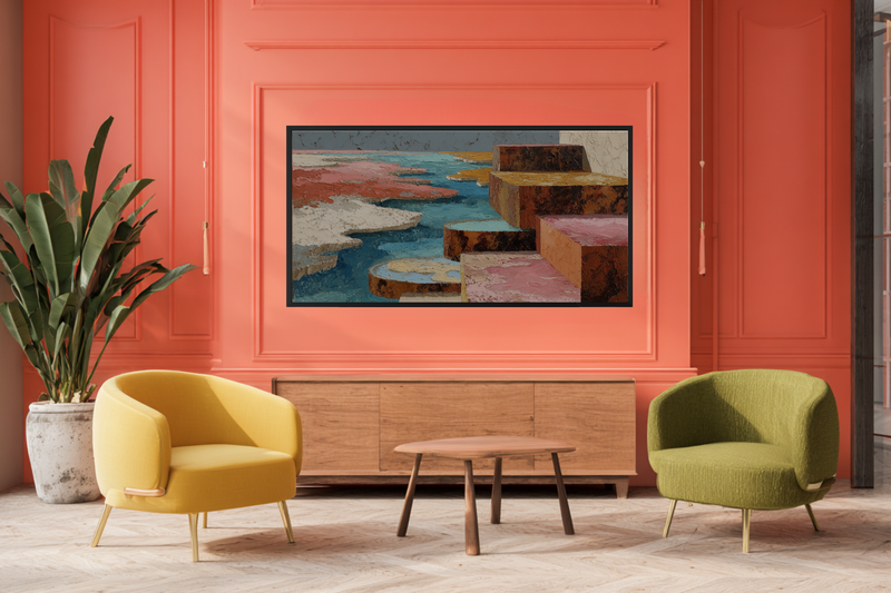 Prism Cascade – Abstract Art