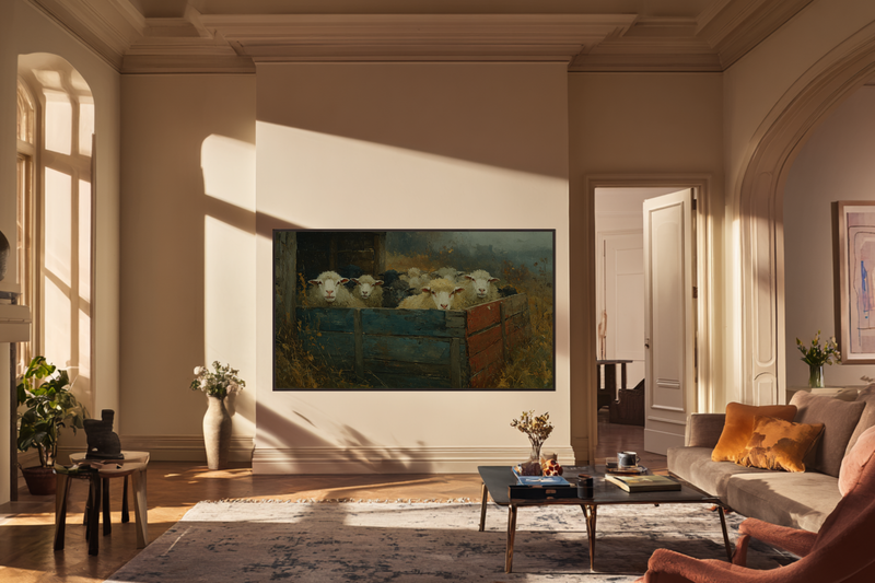 Raw Wool Fleeces Crate