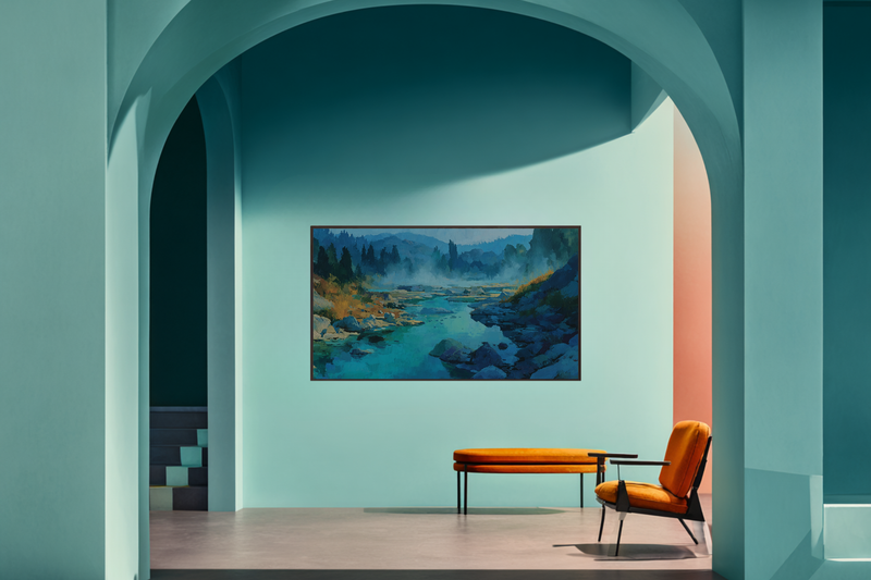 Rocky Hot Spring Blue Waters