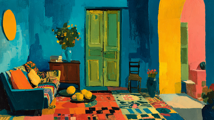 Room with Lemons - 4K digital art for Samsung The Frame TV