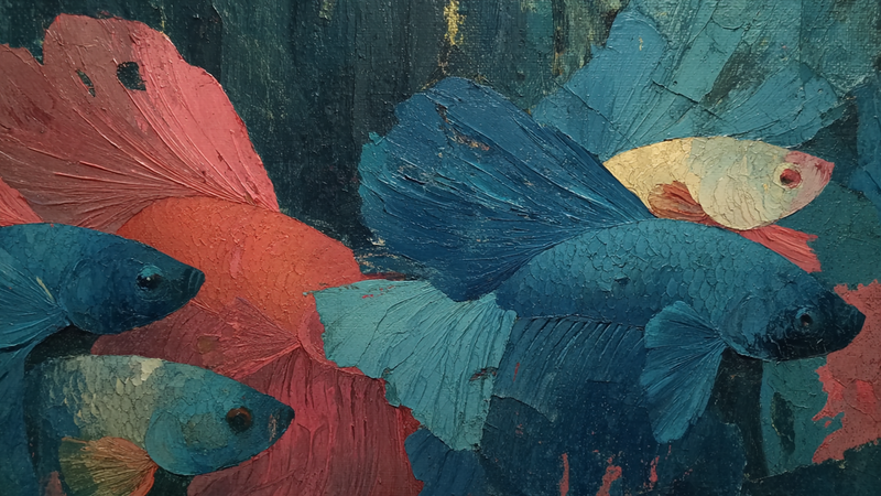 Ruby Sapphire Betta Dance