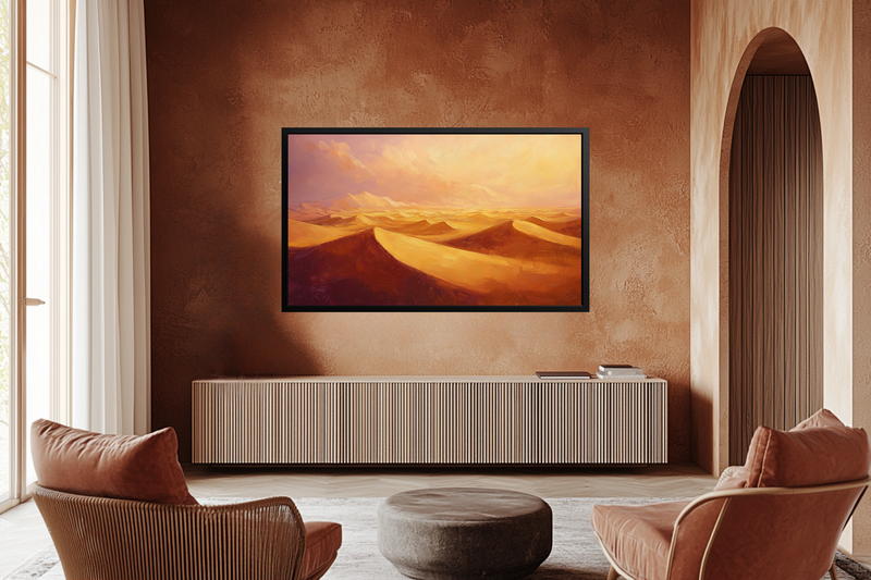 Sahara Gold – Desert Minimalism for Samsung Frame TV