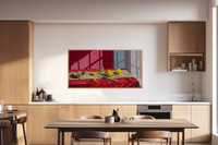 Scarlet Symphony – Kitchen Celebration for Samsung Frame TV