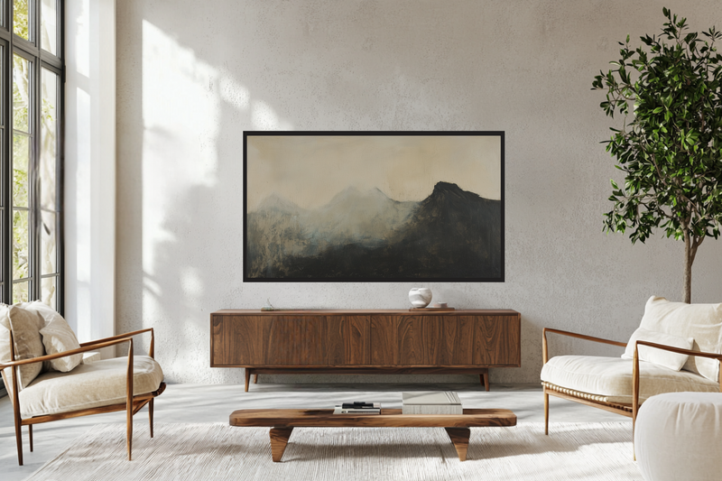 Silent Range – Misty Mountain Landscape for Samsung Frame TV