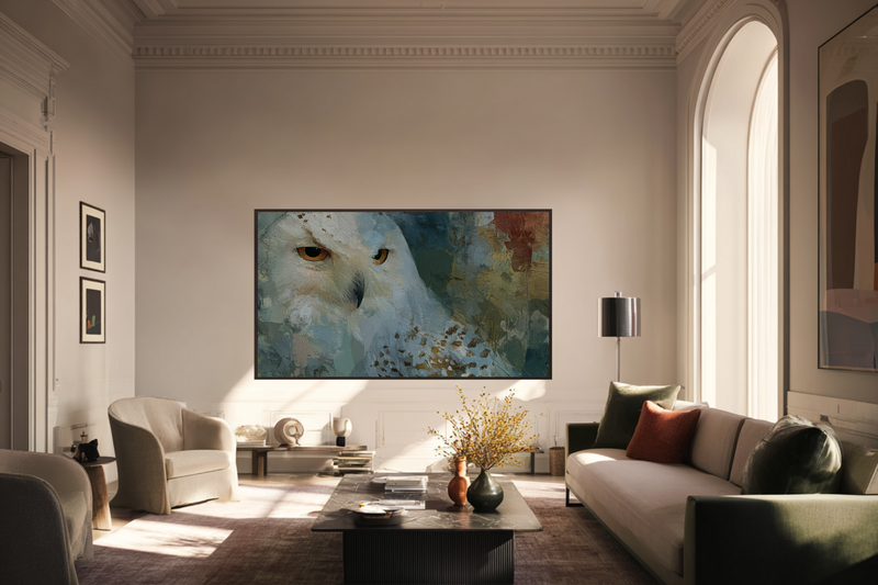 Snowy Owl Amber Gaze