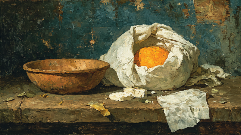 Soft Cheese White Cloth