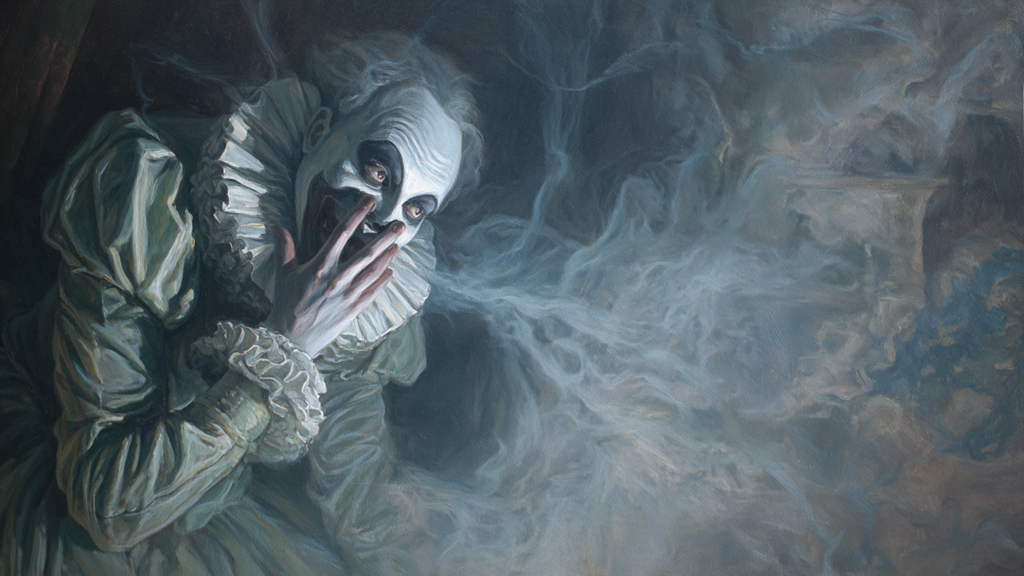 Spectral Portrait - Ghostly Figure Art for Samsung Frame TV & HiSense CanvasTV | 4K Digital Download