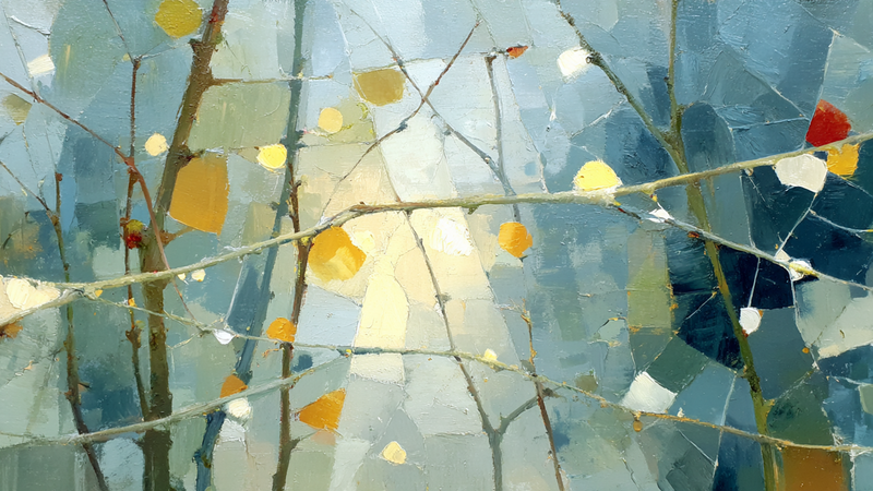 Spider Web Bare Branches