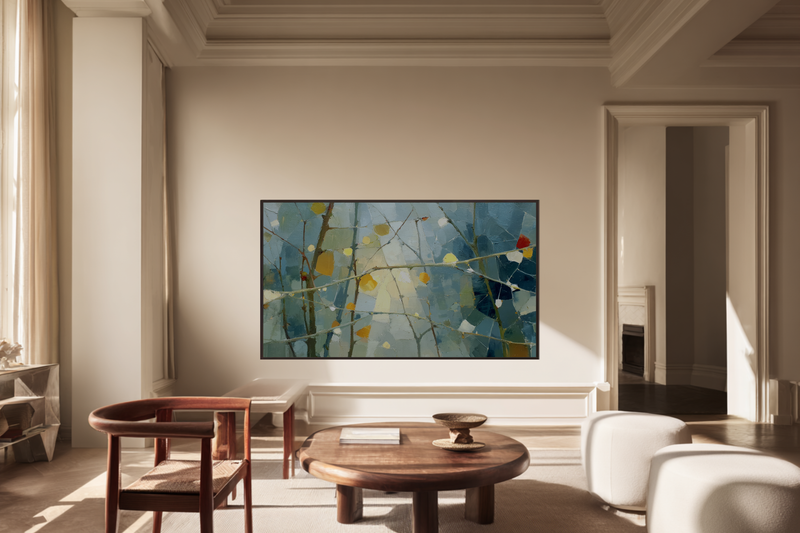 Spider Web Bare Branches