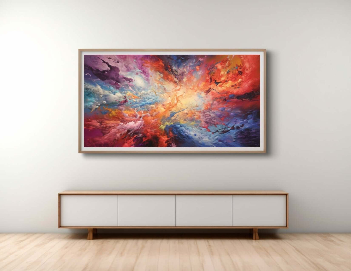Colorful Whirlwind Symphony by Art For Frame