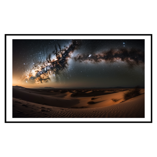 Starry Desert Night by Art For Frame