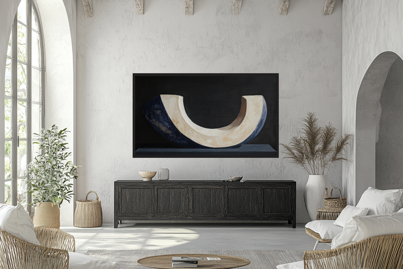 Stone Arc – Sculptural Still Life for Samsung Frame TV