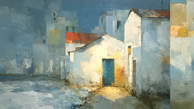 Stucco Walls Soft Shadows