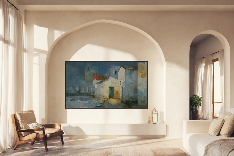 Stucco Walls Soft Shadows