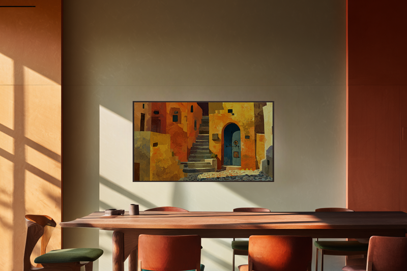 Sun Baked Greek Village